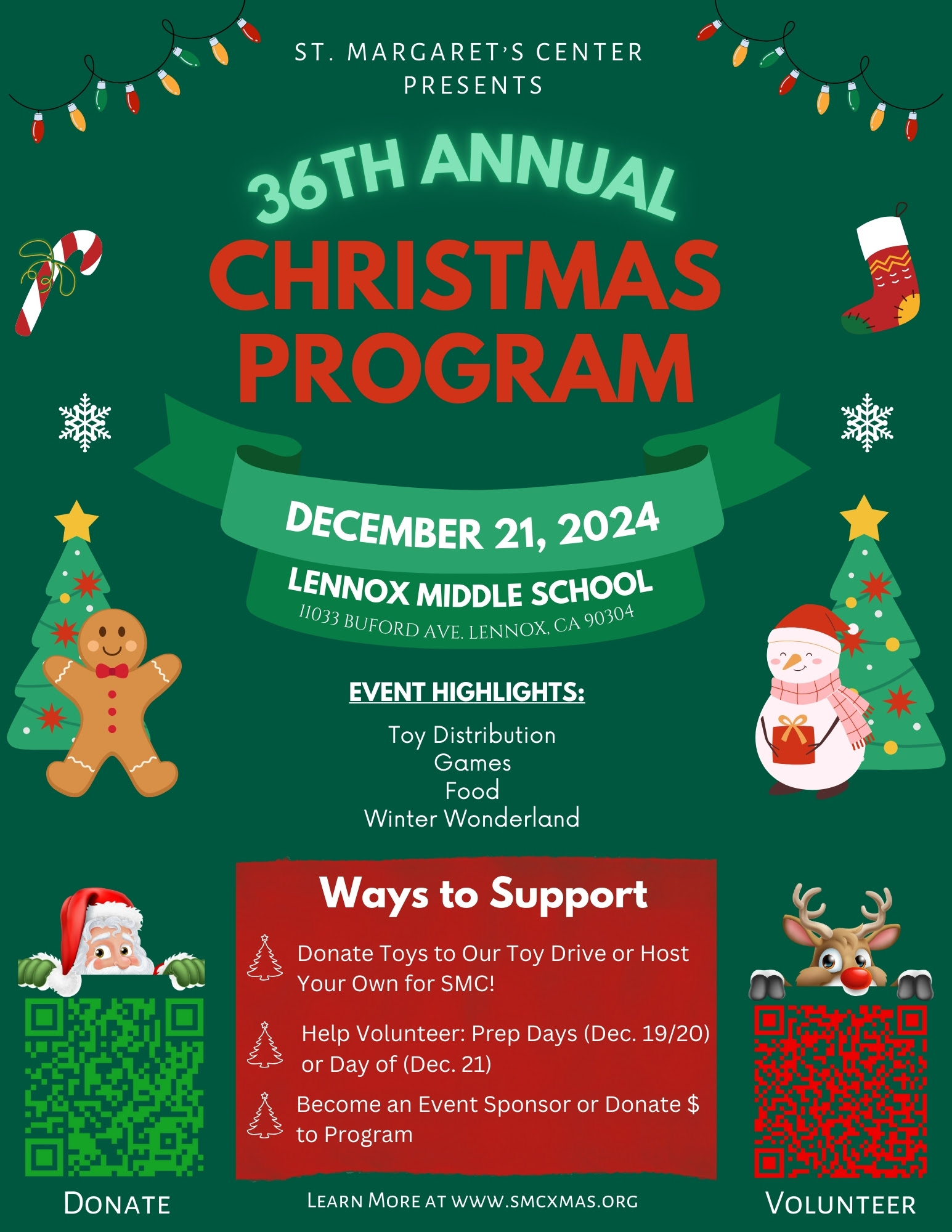 St. Margaret's Center's Christmas Program